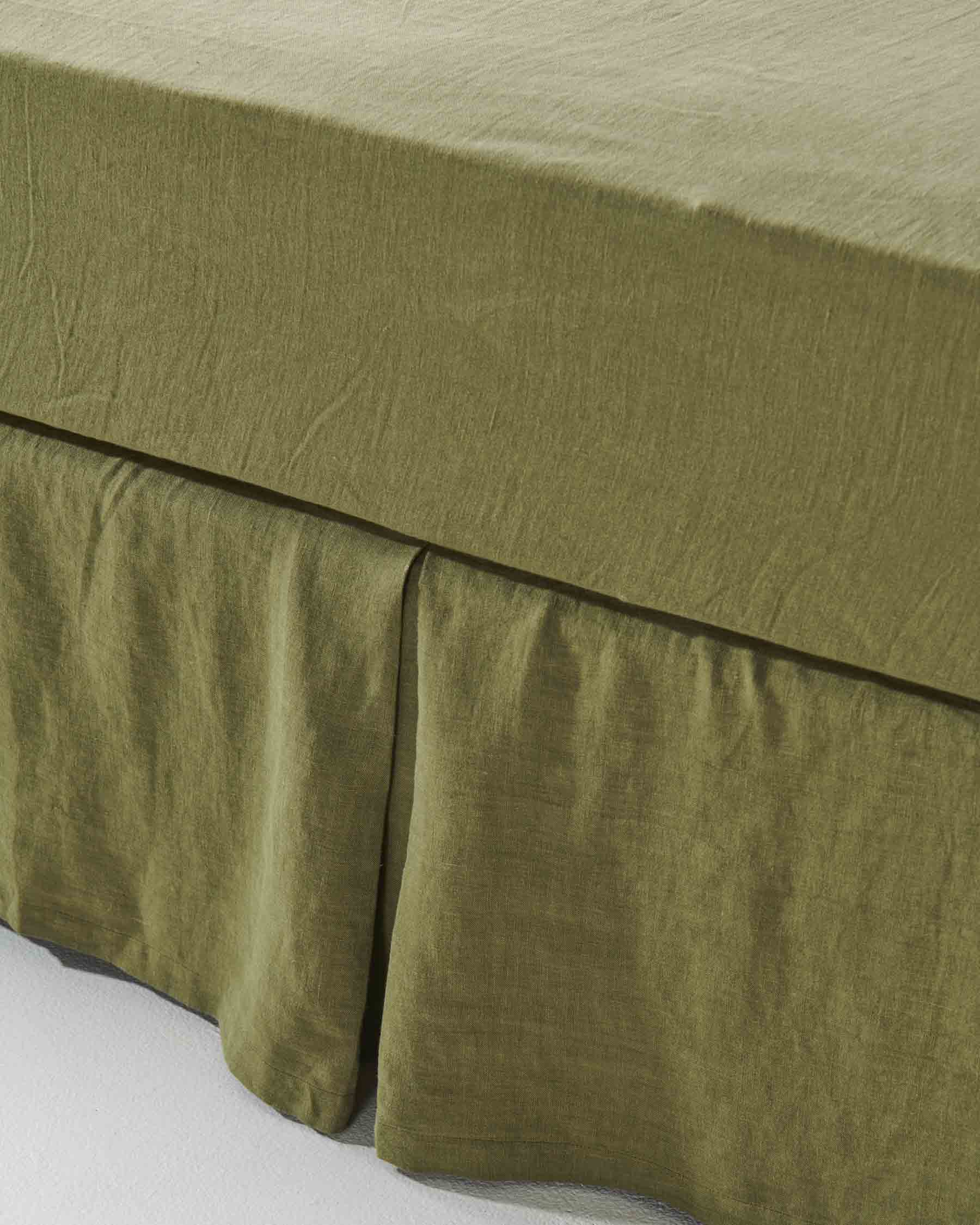 Kip & Co. Olive Linen Valance