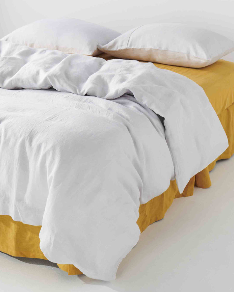 Soft Grey Linen Pillowcases