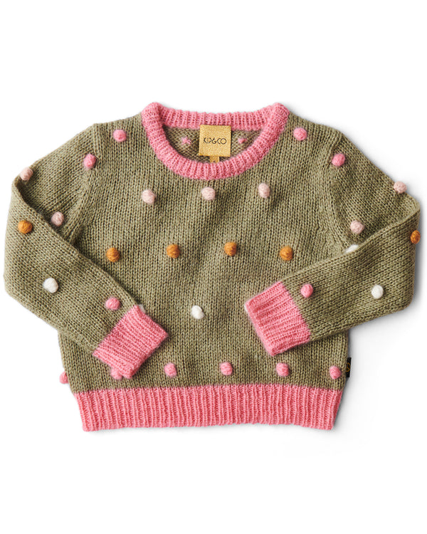 Dotty Spotty Knit Sweater