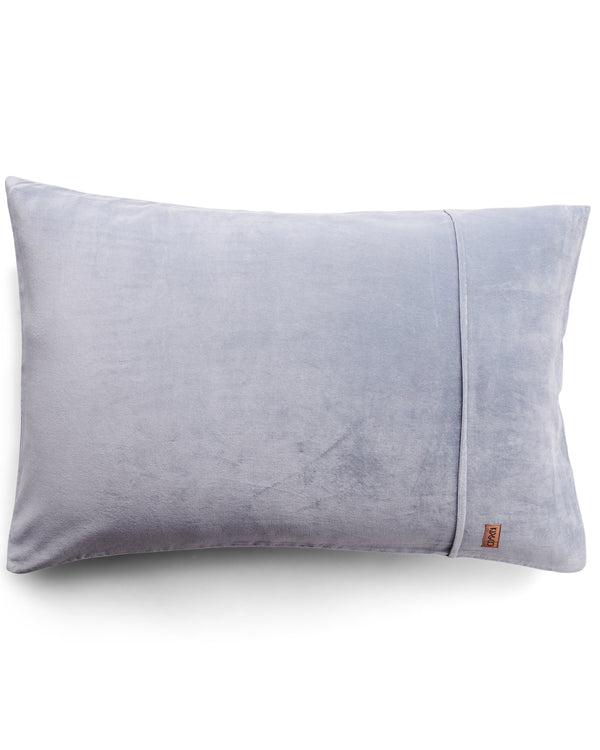 Fog Grey Velvet Pillowcases