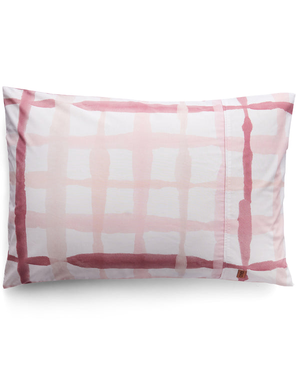 Inky Wink Pink Organic Cotton Pillowcases