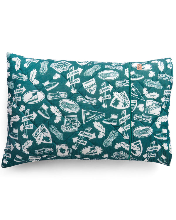 Into The Wild Organic Cotton Quilted Pillowcase