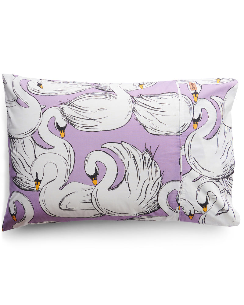 Swan Lake Organic Cotton Pillowcase