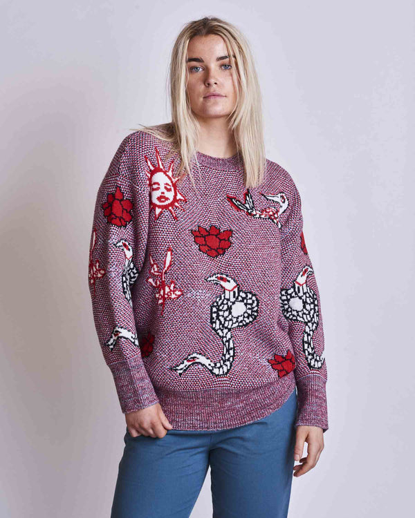 Kip&Co X Mirka Wicked But Virtuous Knitted Sweater