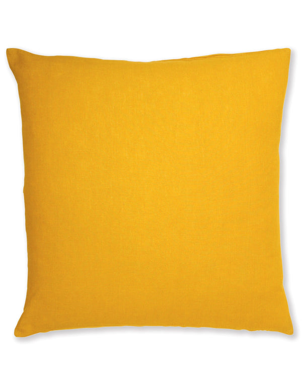 Mustard Linen European Pillowcase