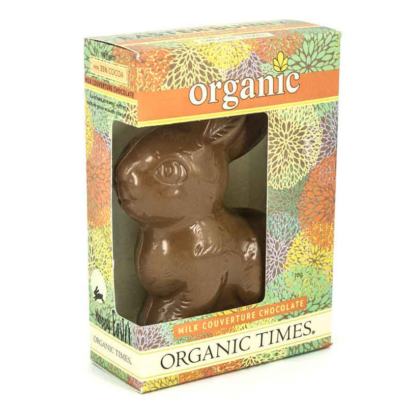 Organic Times Milk Chocolate Bunny 70g