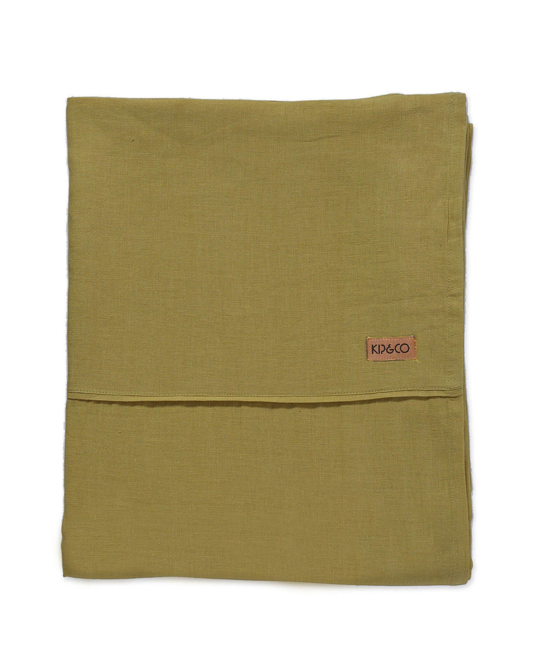 Olive Linen Flat Sheet (US)