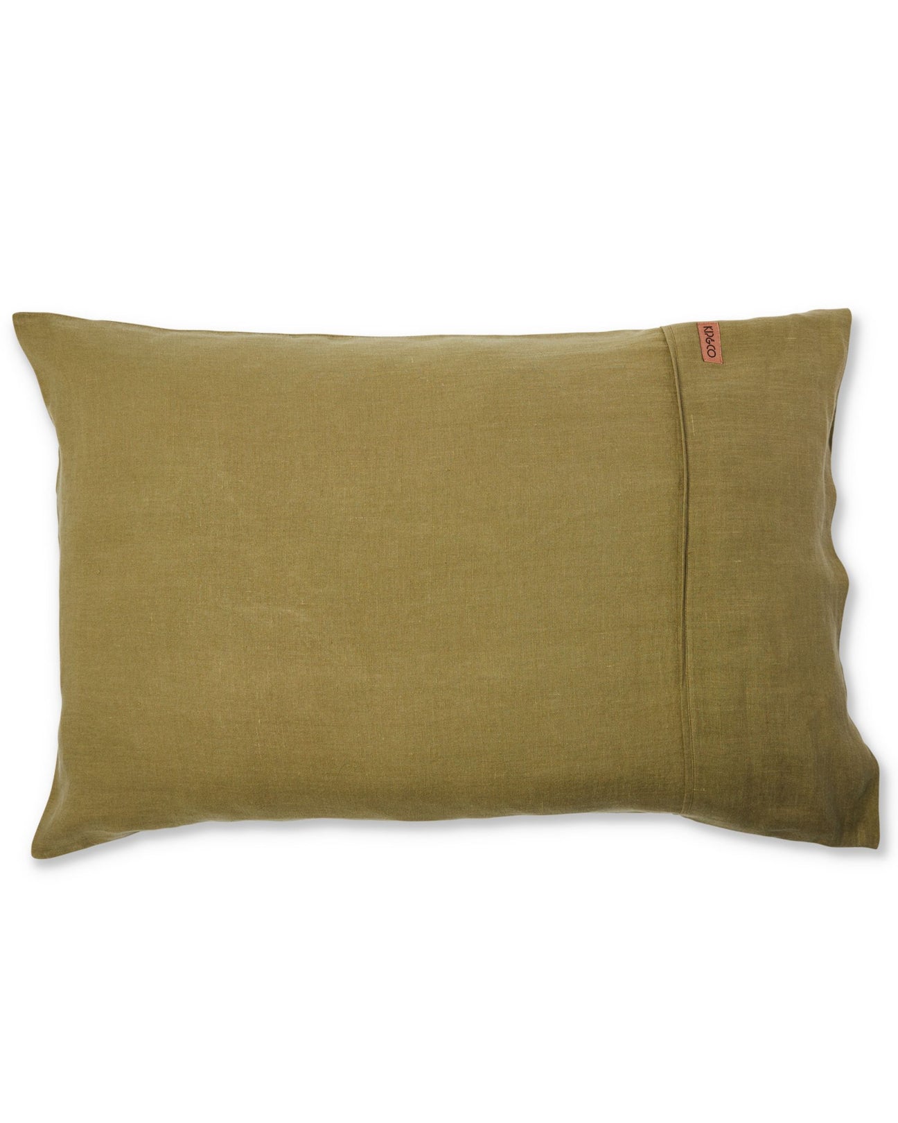 Olive Green Linen Pillowcases | Oeko-Tex® certified