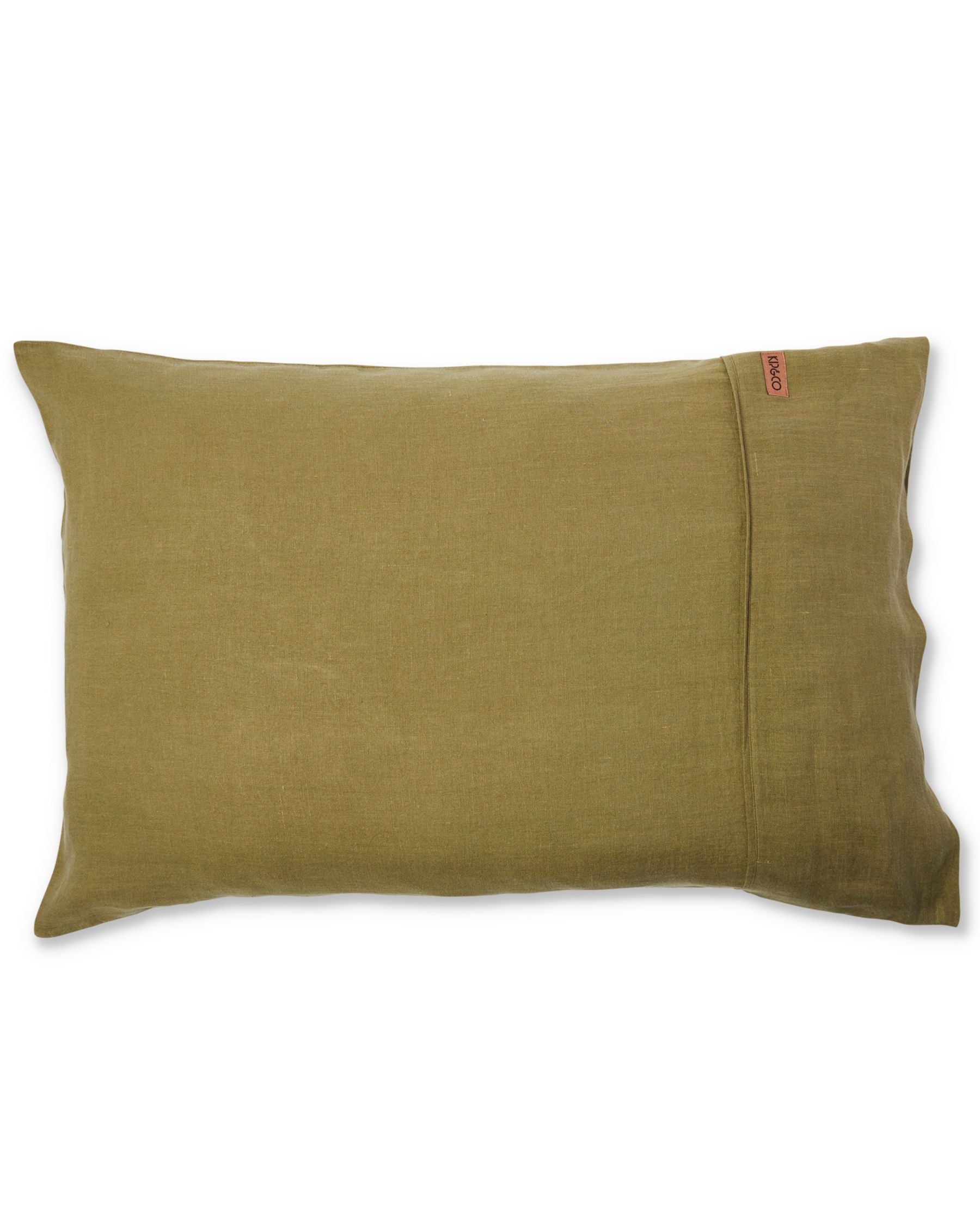 French Flax Linen Pillowcases | Pebble