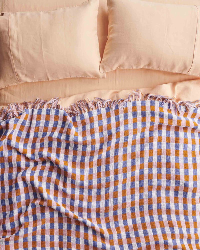Apricot Ice Linen Pillowcases