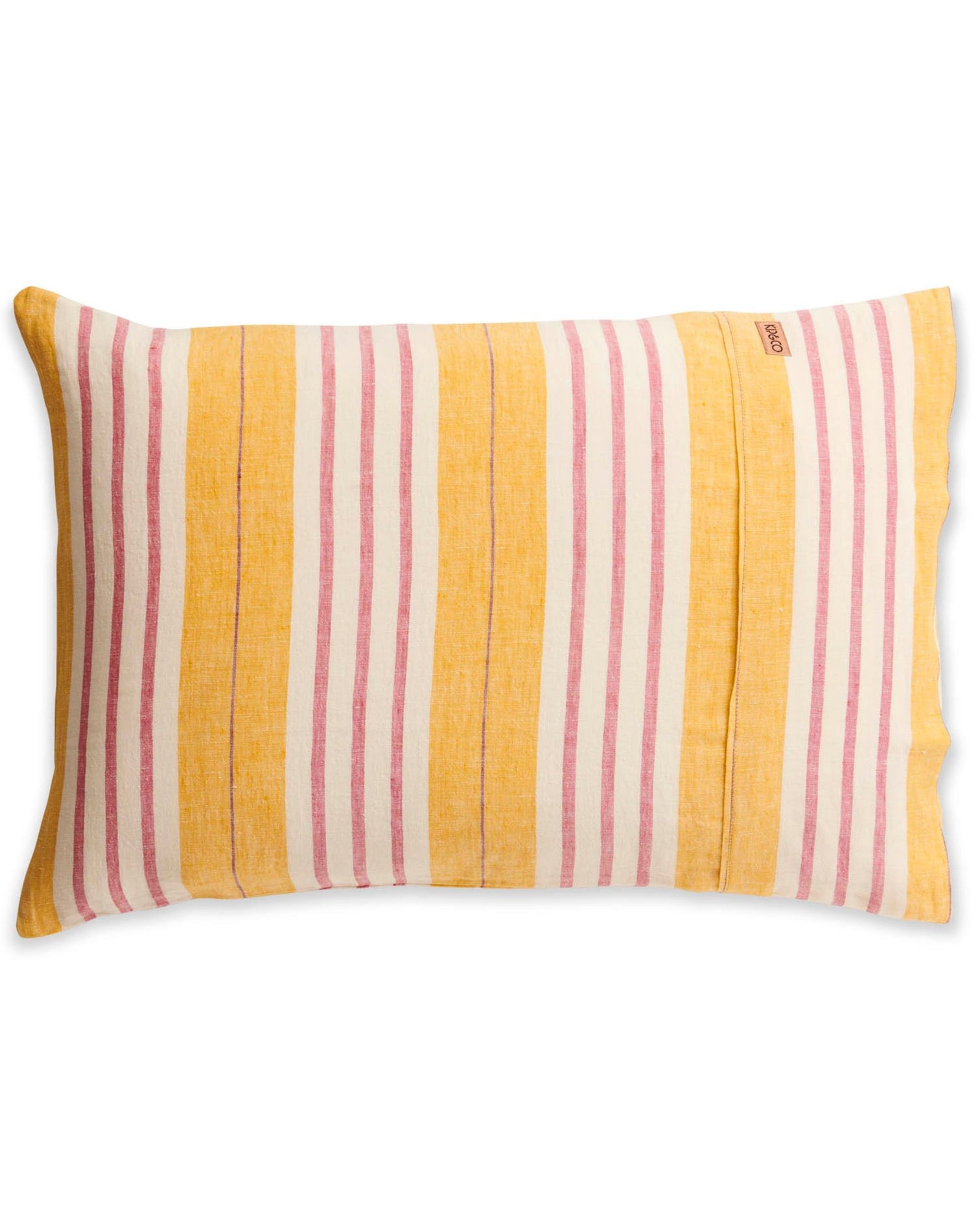 French Flax Linen Pillowcases | Tan