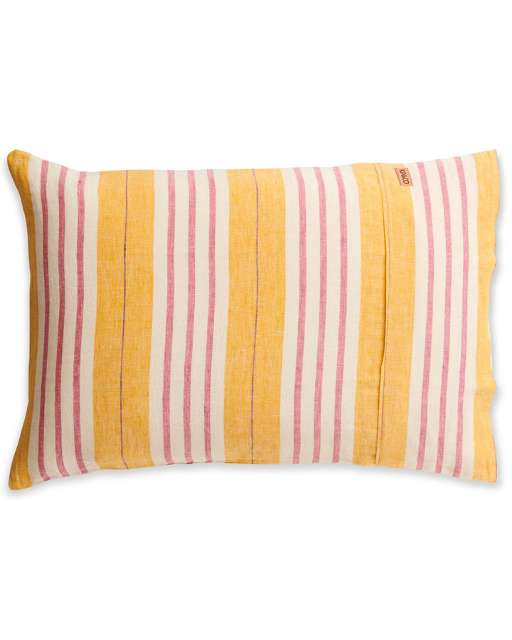 French Flax Linen Pillowcases | Pure White