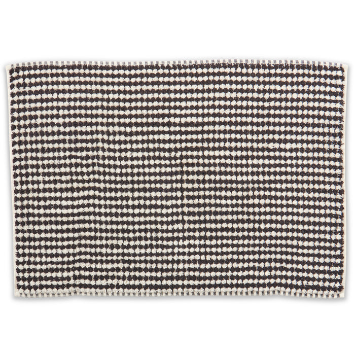 Black & White Pebbles Turkish Bath Mat