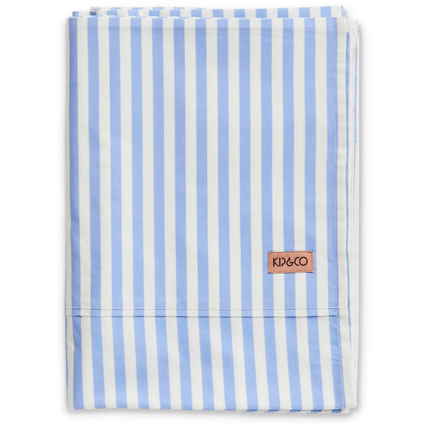 Seaside Stripe Organic Cotton Flat Sheet