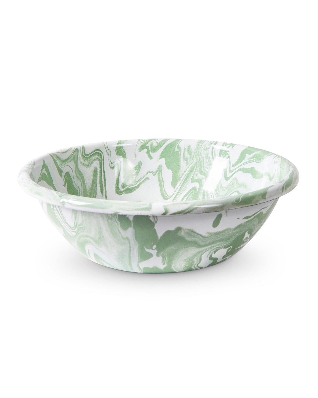 Green Marble Enamel Pasta Bowl 2P Set