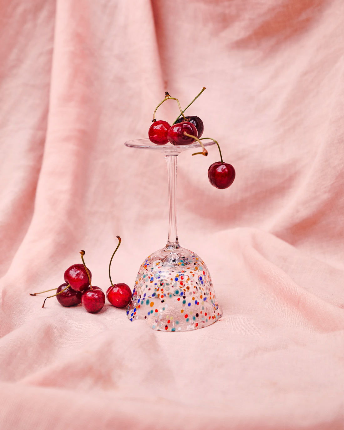 Party Speckle Coupe Glass 2P Set