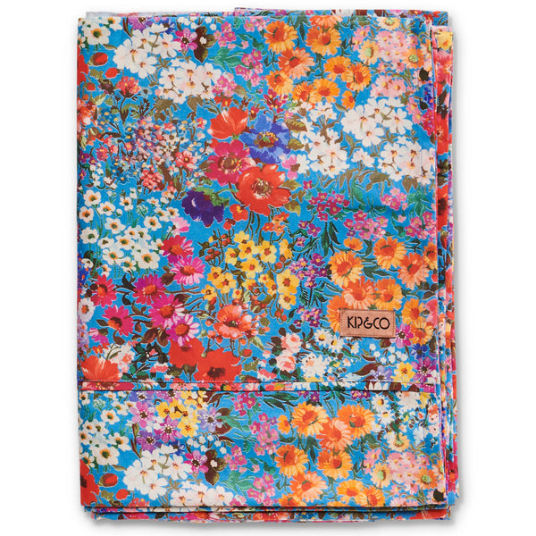 Forever Floral Organic Cotton Flat Sheet